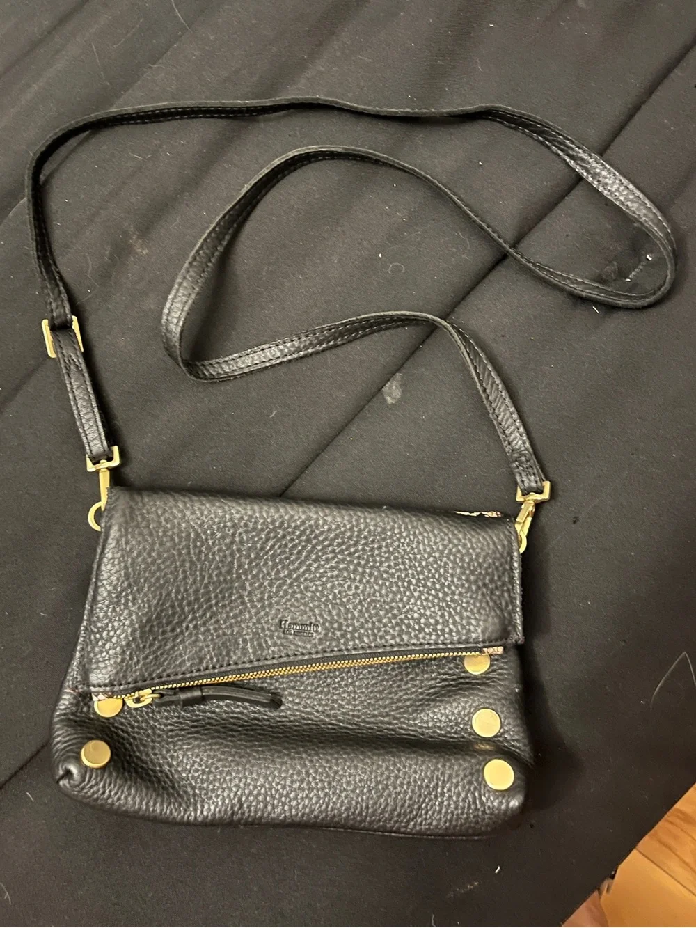 Hammitt Dillon M Snakeskin / Black Crossbody